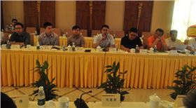 永尚科技董事長于彩成在啟動儀式上講話 永尚科技董事長于彩成在啟動儀式上講話